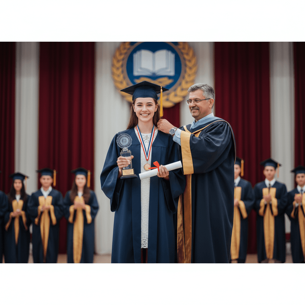 AI-generated professional image for From struggling student to honor roll