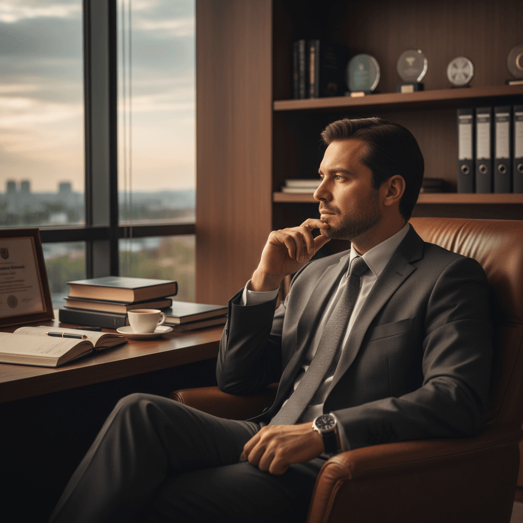 AI-generated professional image for Law student passes bar exam using smart quizzing