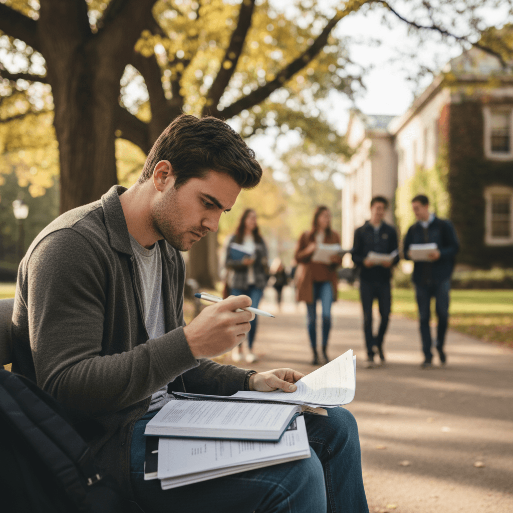 AI-generated professional image for Self-testing techniques for exam preparation