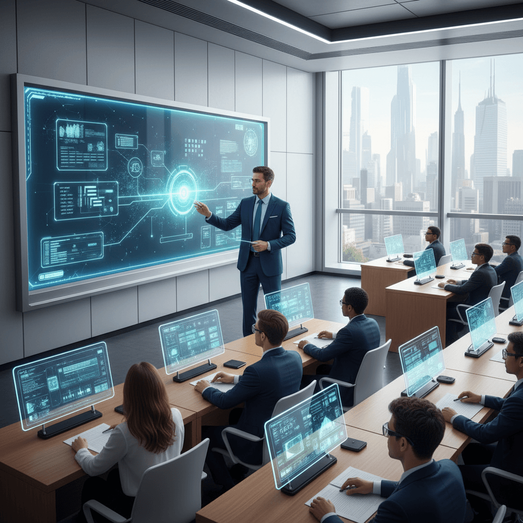 Professional photography illustrating Building AI literacy for the next generation