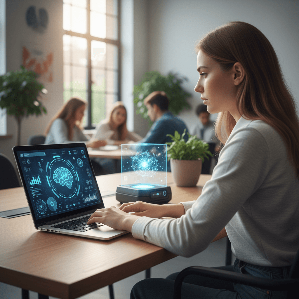 Professional photography illustrating Building AI literacy for the next generation