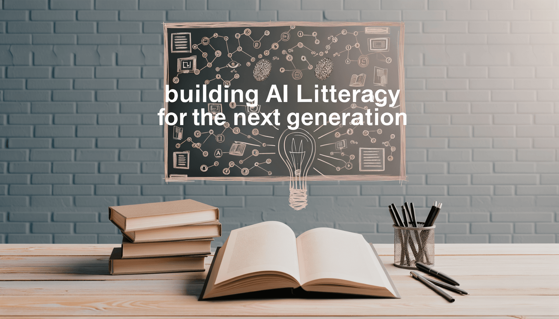 AI-generated professional image for Building AI Literacy for the Next Generation: Why It Matters and How to Start