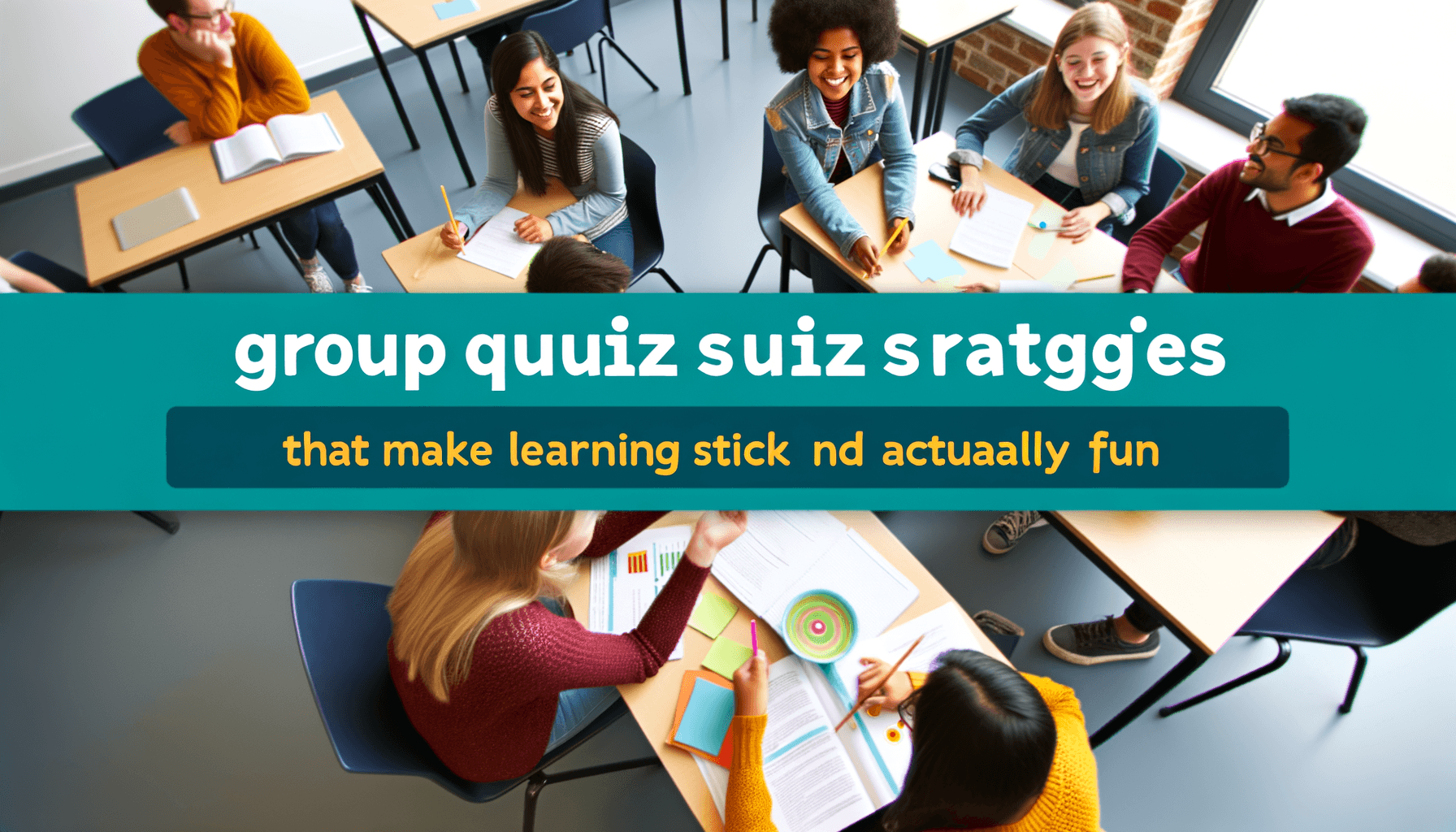 AI-generated professional image for Group Quiz Strategies That Make Learning Stick (And Actually Fun)