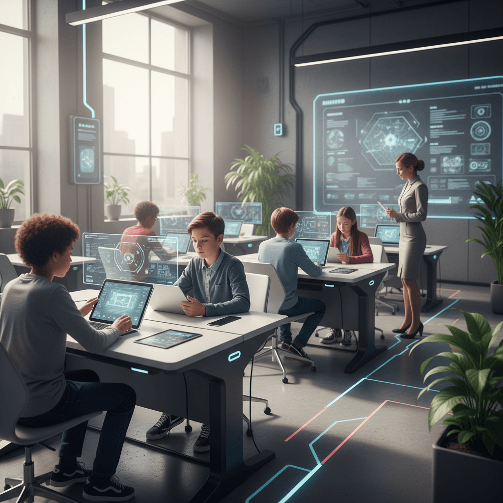 Professional photography illustrating How AI is revolutionizing personalized learning