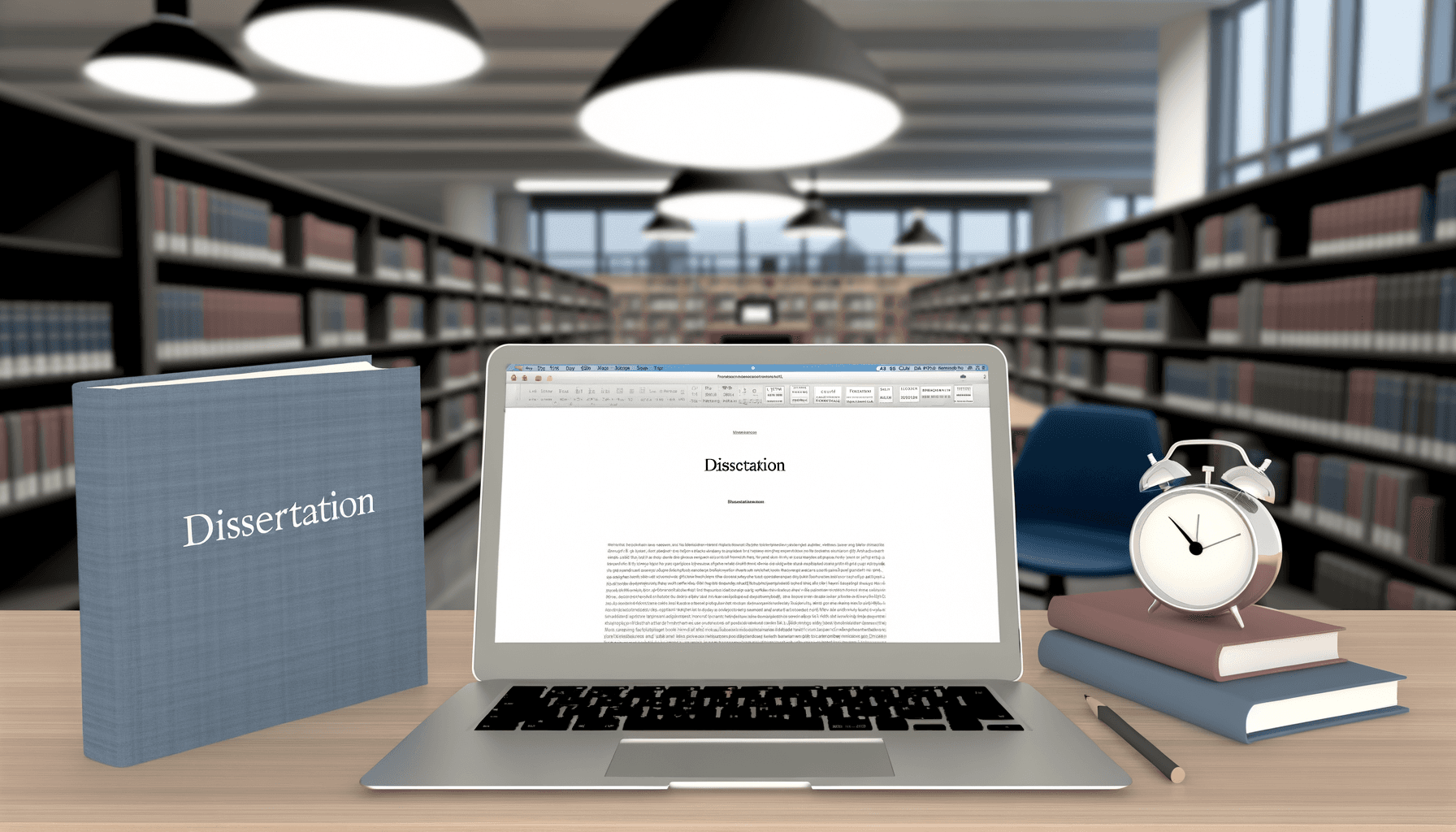 AI-generated professional image for How One PhD Student Finished Their Dissertation Early (And What We Can Learn From It)