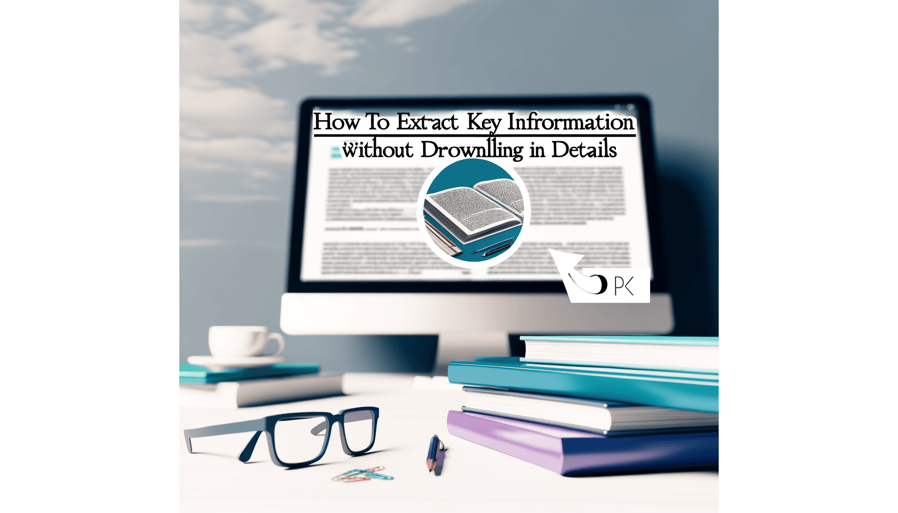AI-generated professional image for How to Extract Key Information From Textbook PDFs Without Drowning in Details