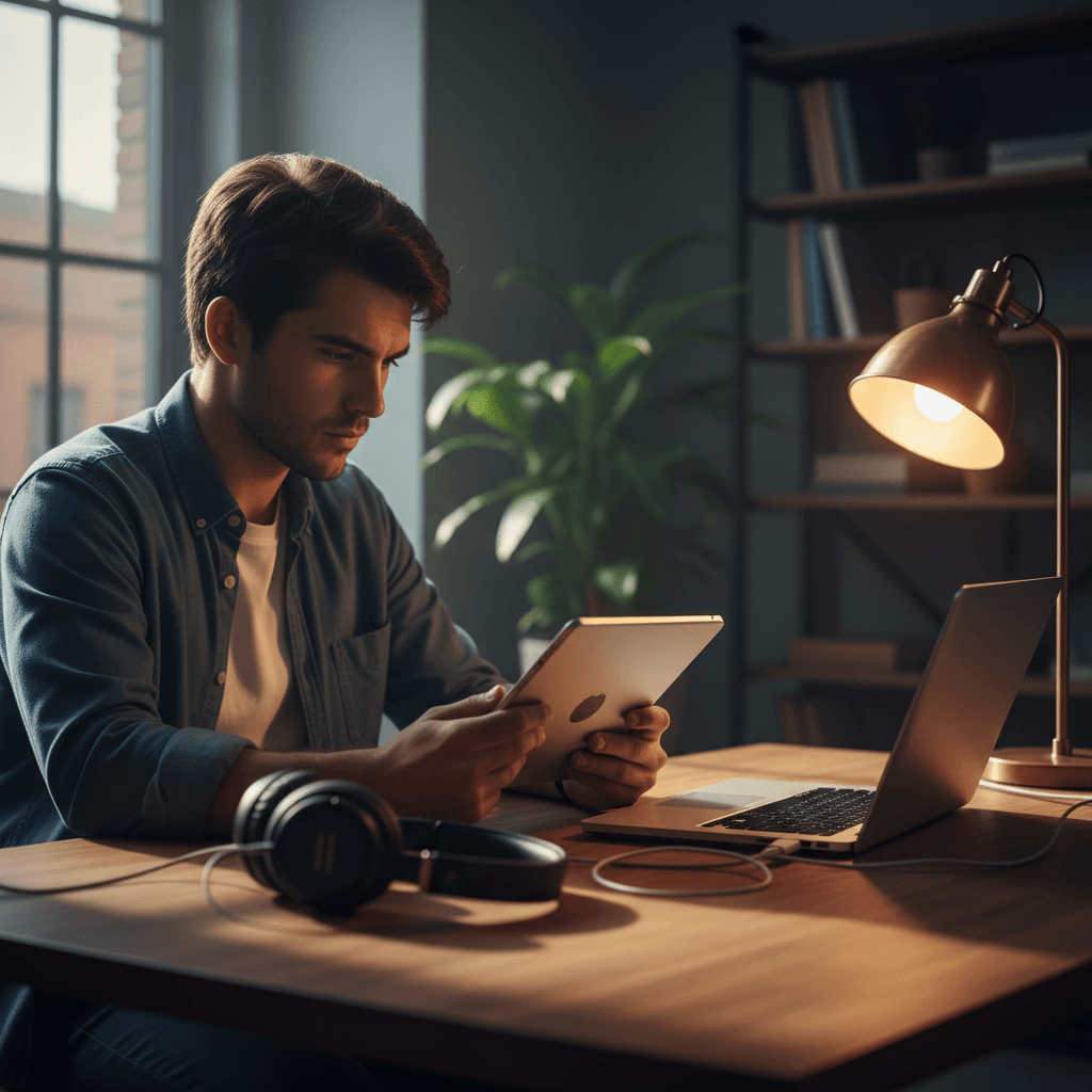 Professional photography illustrating How to extract key information from textbook PDFs