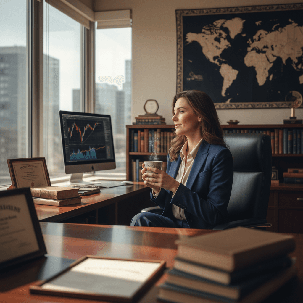 Professional photography illustrating PhD student completes dissertation ahead of schedule