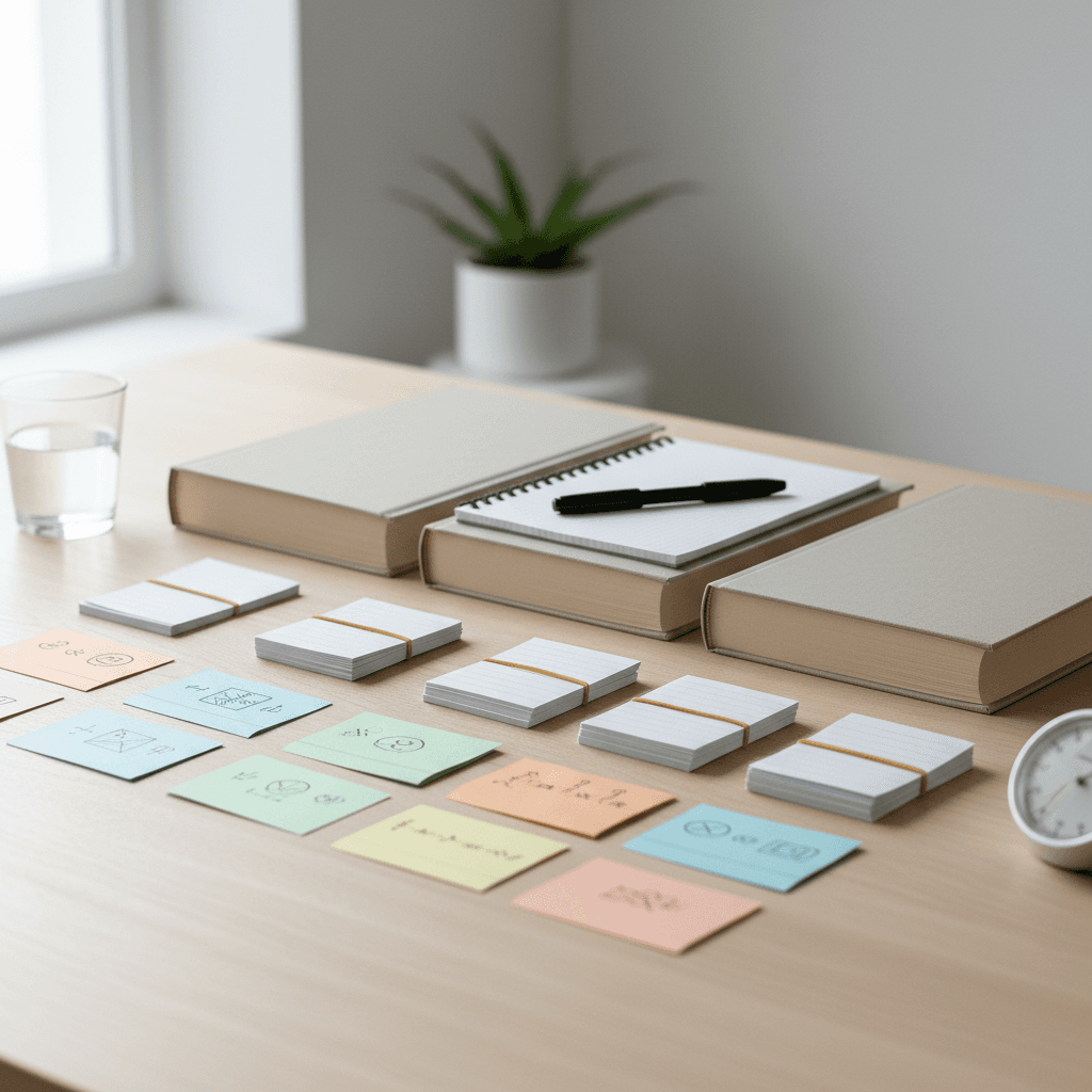 Professional photography illustrating Self-testing techniques for exam preparation