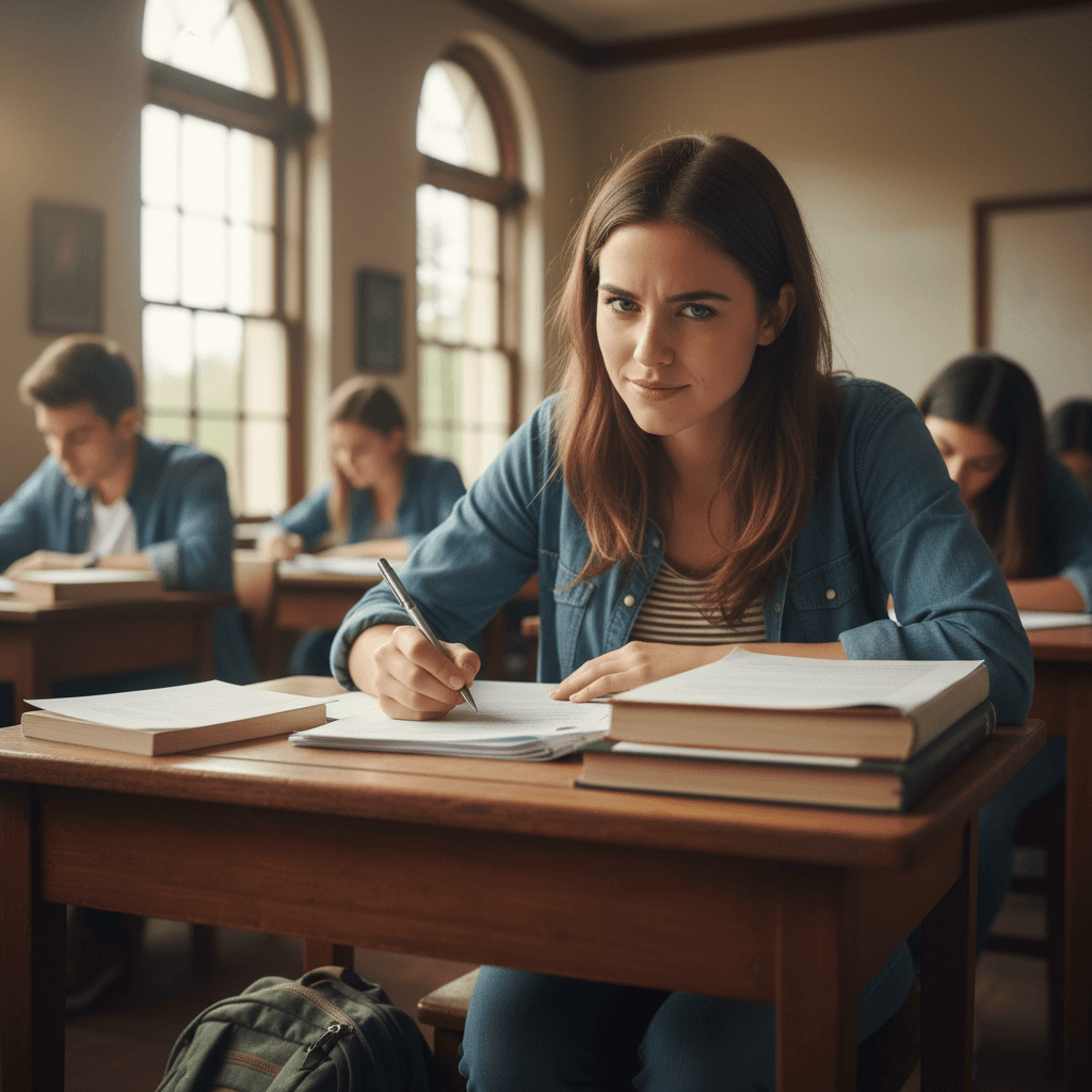 Professional photography illustrating Self-testing techniques for exam preparation