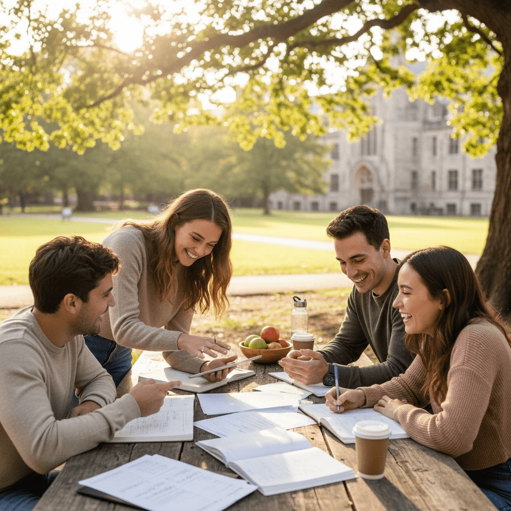 Professional photography illustrating Self-testing techniques for exam preparation